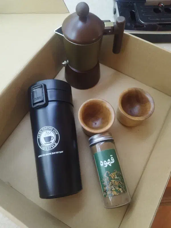 ست قهوه جوش دستی فنجان قهوه خوری و قهوه و کاپ قهوه|قوری، کتری، قهوهساز دستی|تبریز, |دیوار