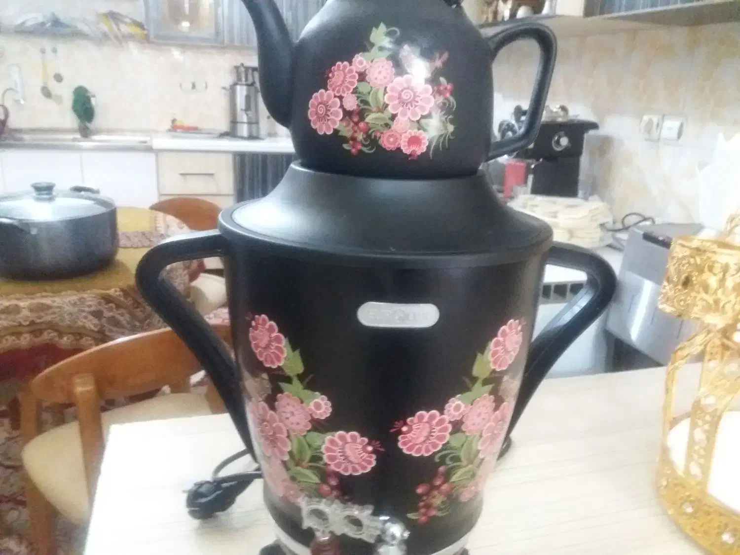 سماور‌ برقی ، کتری برقی با قوری|سماور، چای‌ساز، قهوه‌ساز|اهواز, شهرک برق|دیوار