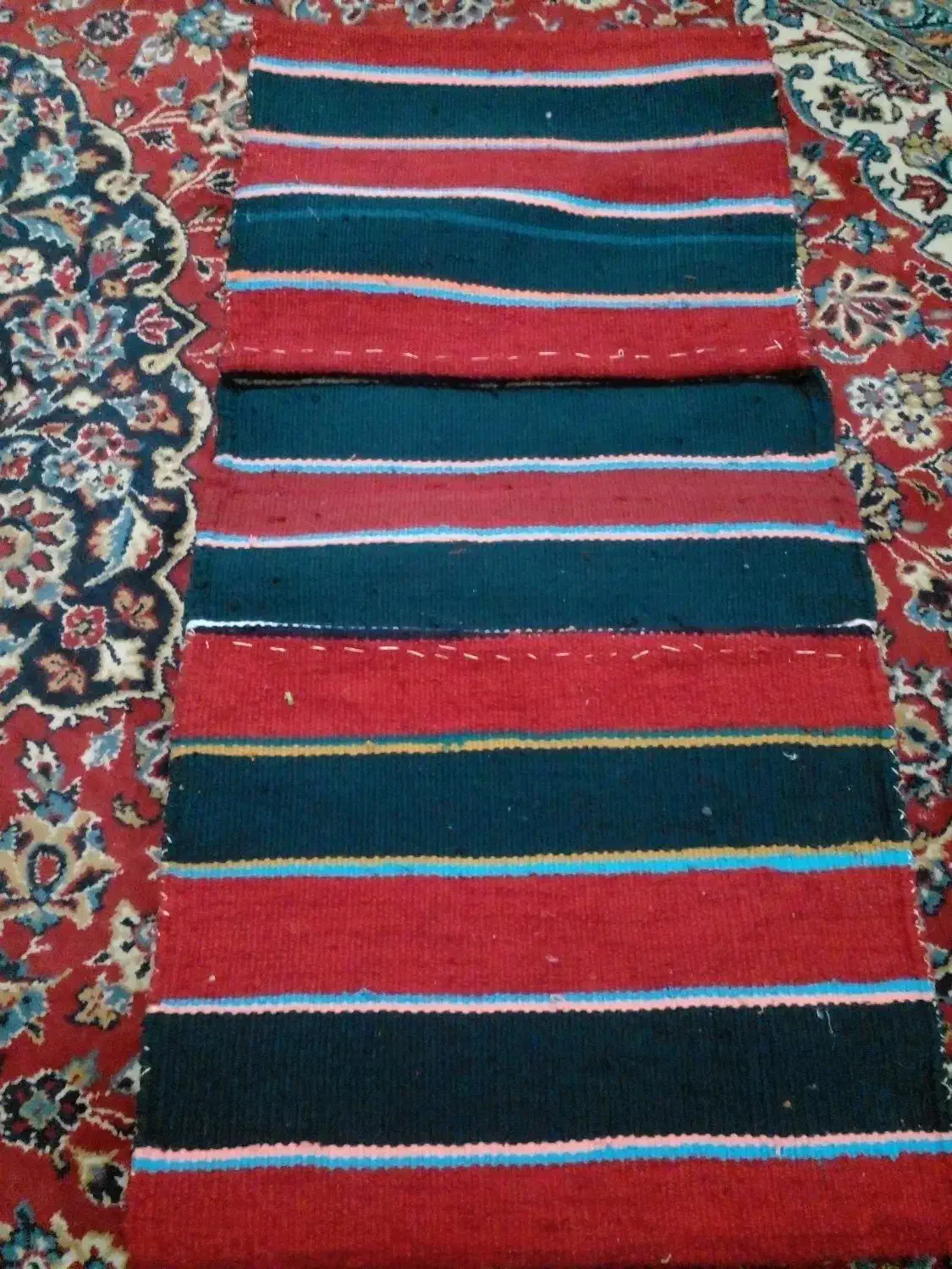 خورجین موتور|گلیم، جاجیم، گبه|شیراز, کوشک میدان|دیوار