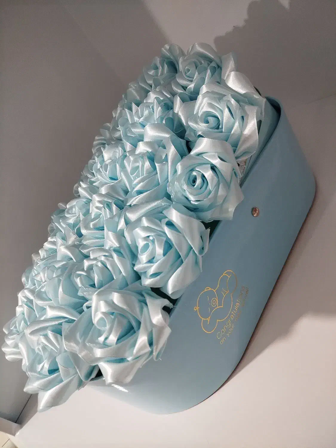 دسته گل ربانی و باکس گل|گل مصنوعی|گرگان, |دیوار