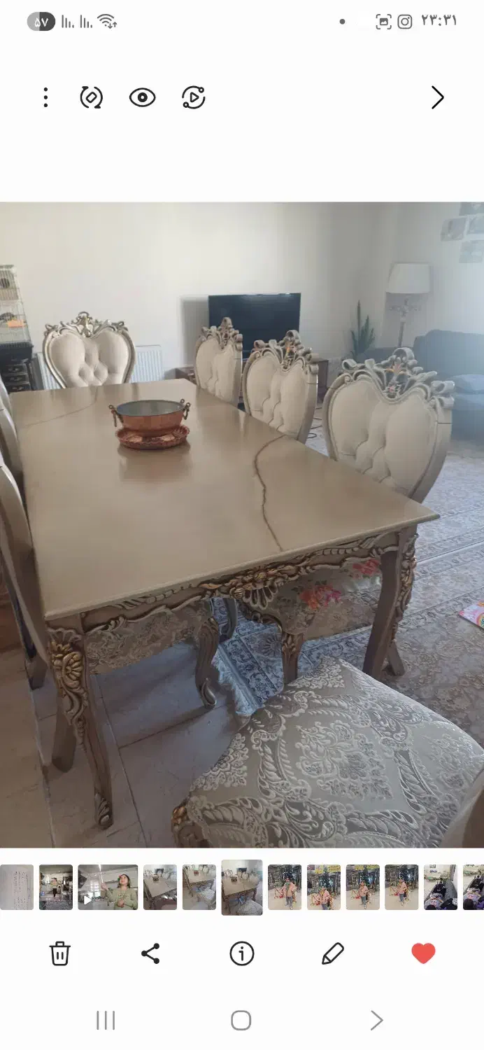 ناهار خوری ۸ نفره|میز و صندلی غذاخوری|پردیس, فاز ۸|دیوار