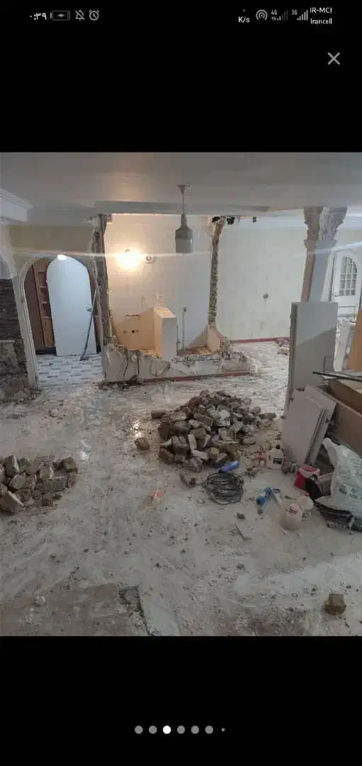 تخریب ساختمانی وتعمیرات داخلی گچو ورنگ وکاشی|خدمات پیشه و مهارت|ارومیه, |دیوار