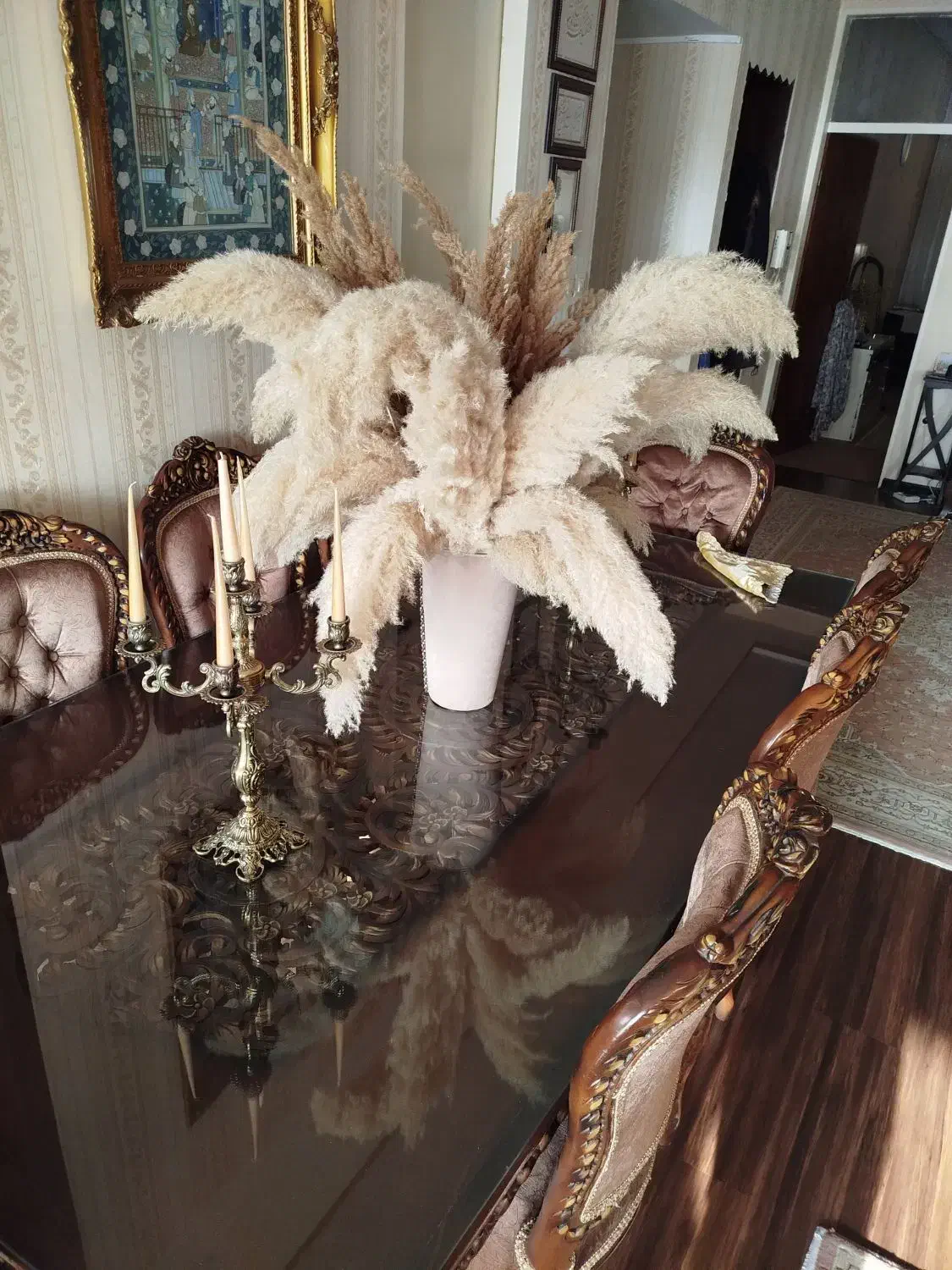 گل با گلدان|گل مصنوعی|رودهن, |دیوار