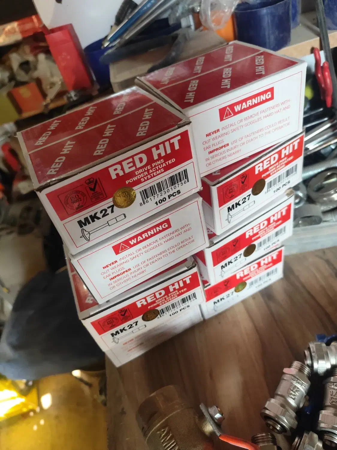 میخ چاشنی سر خود red hit|ابزارآلات|تهران, جوانمردان (اندیشه)|دیوار