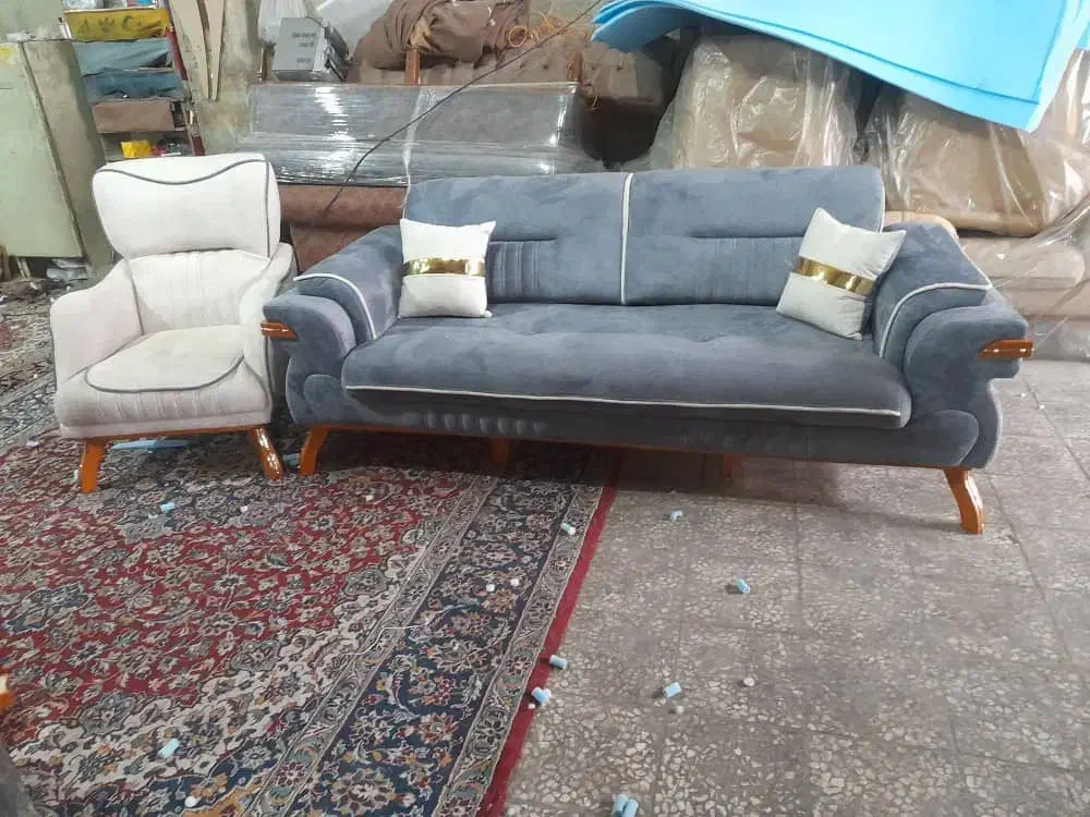 مبل راحتی 7نفره هوکر|مبلمان خانگی و میز عسلی|رشت, دباغیان|دیوار