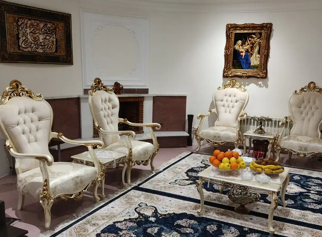 فروش مبل استیل (سلطنتی)|مبلمان خانگی و میز عسلی|نوشهر, |دیوار