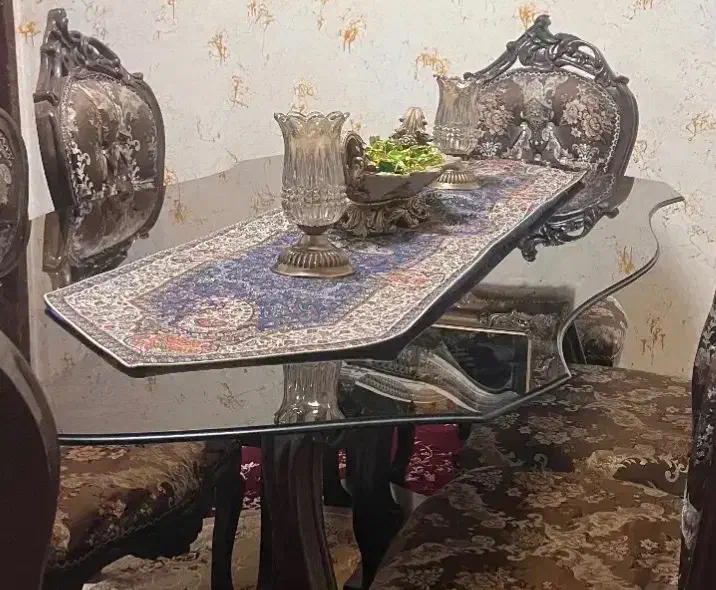 رومیزی ترمه|پرده، رانر، رومیزی|اهواز, کوی رمضان|دیوار