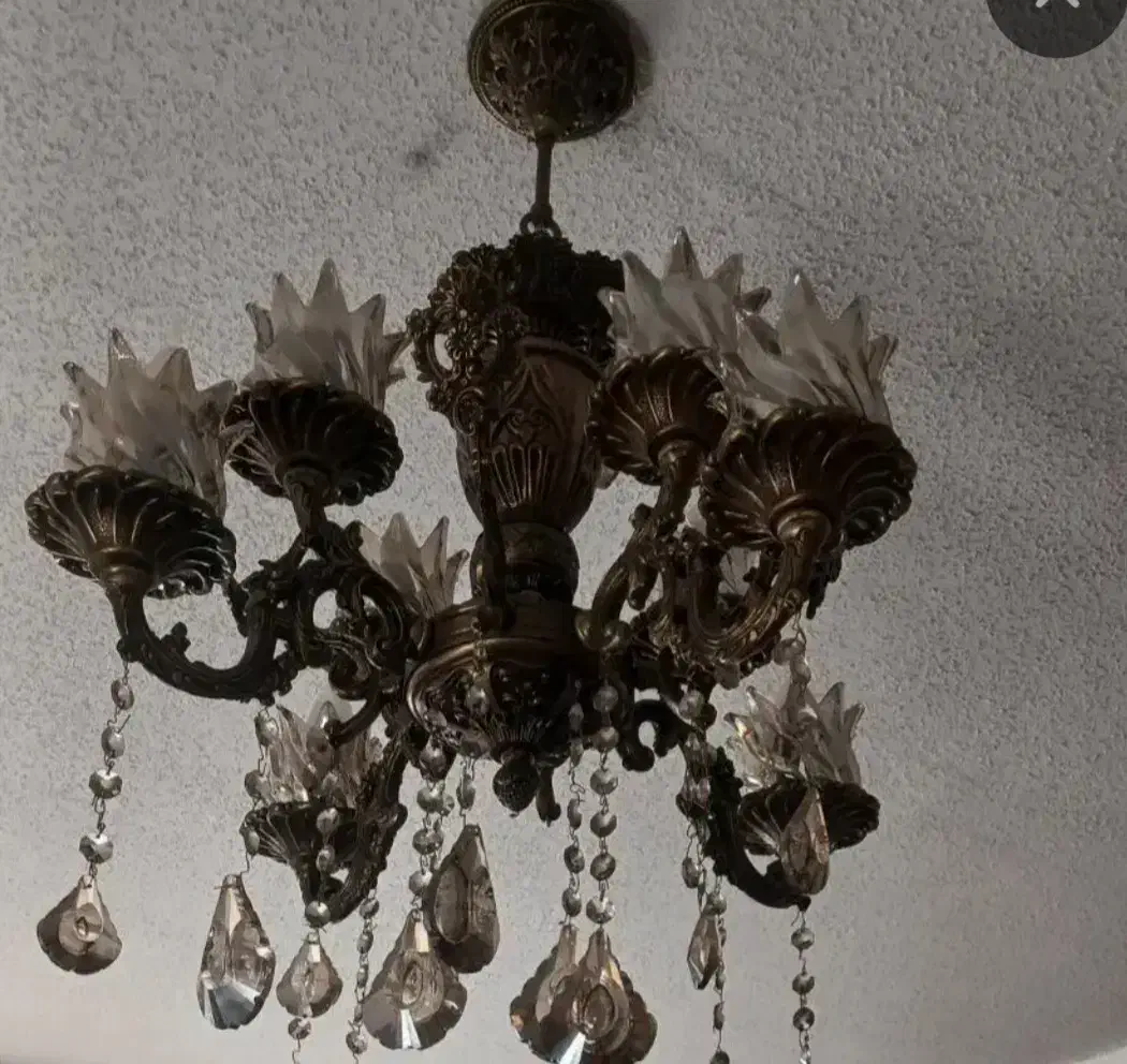 لوستر طرح برنز|لوستر و چراغ آویز|کرمانشاه, |دیوار