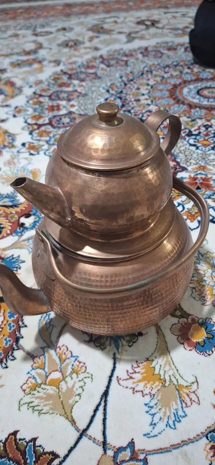 کتری قوری مسی|قوری، کتری، قهوهساز دستی|دشتابی, |دیوار