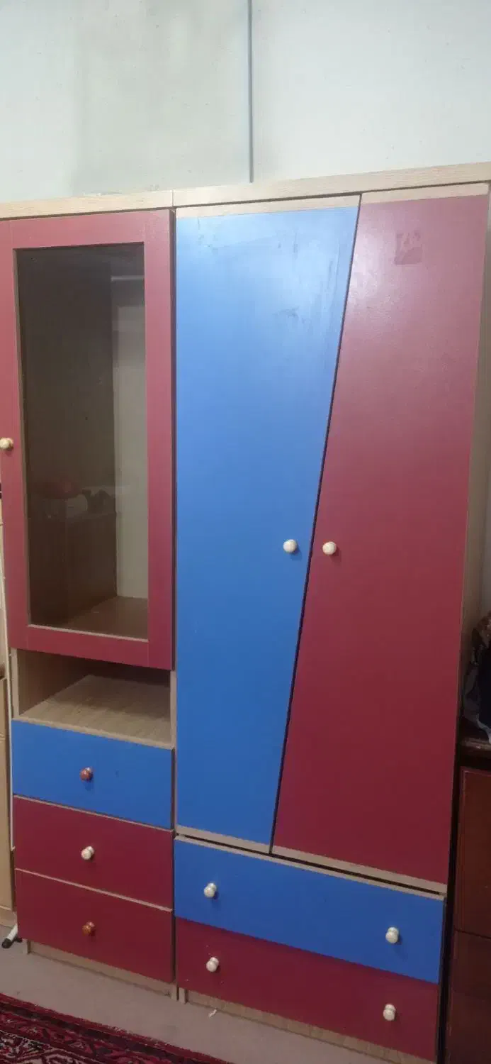 کمد لباس با ویترین|جاکفشی، کمد، دراور|کرج, عظیمیه|دیوار