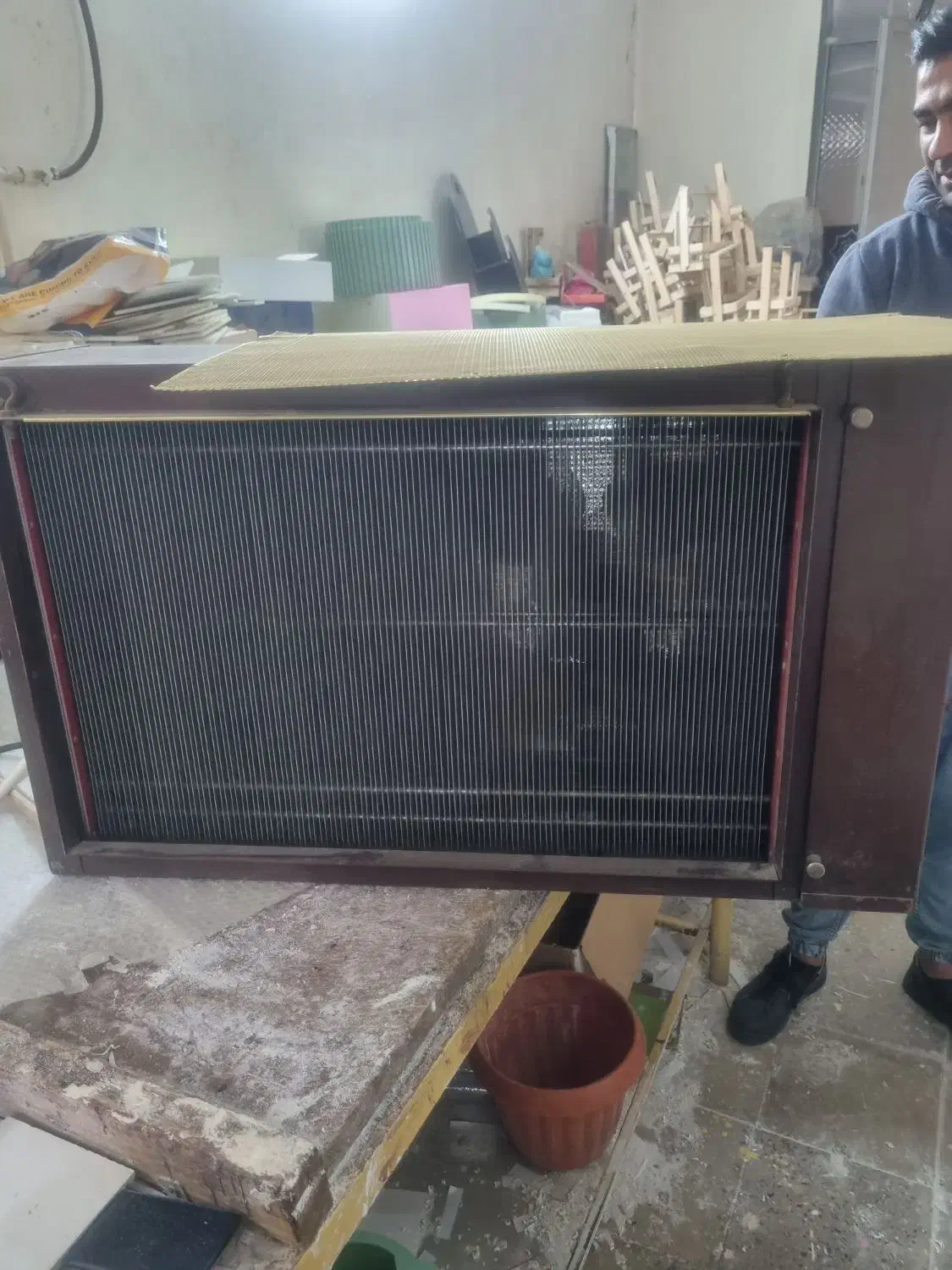 پنکه تصویه هوای  صنعتی رادیات دارآمریکایی|پنکه و تصفیه‌کنندهٔ هوا|ری, صالح آباد جنوبی (باغ رضوان)|دیوار