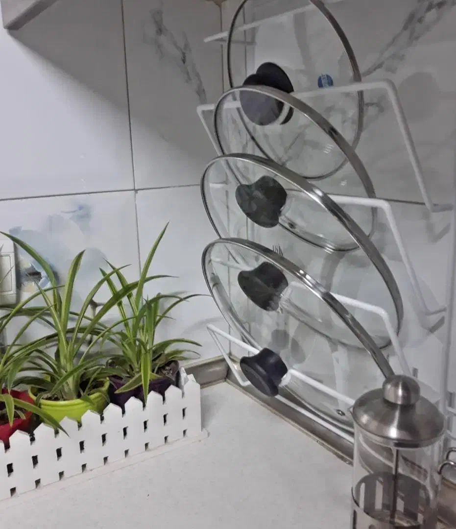 نگهدارنده ۳ و ۴ طبقه درب قابلمه کابینتی و دیواری|آب‌چکان و نظم‌دهنده ظروف|تهران, تهرانپارس شرقی|دیوار