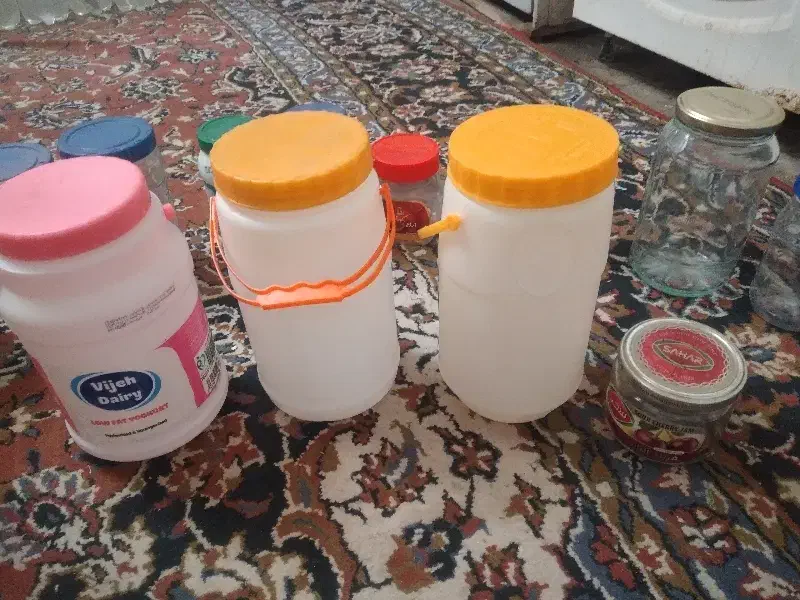 دبه|ظروف نگهدارنده، پلاستیکی، یک‌بارمصرف|قم, شهر قائم|دیوار