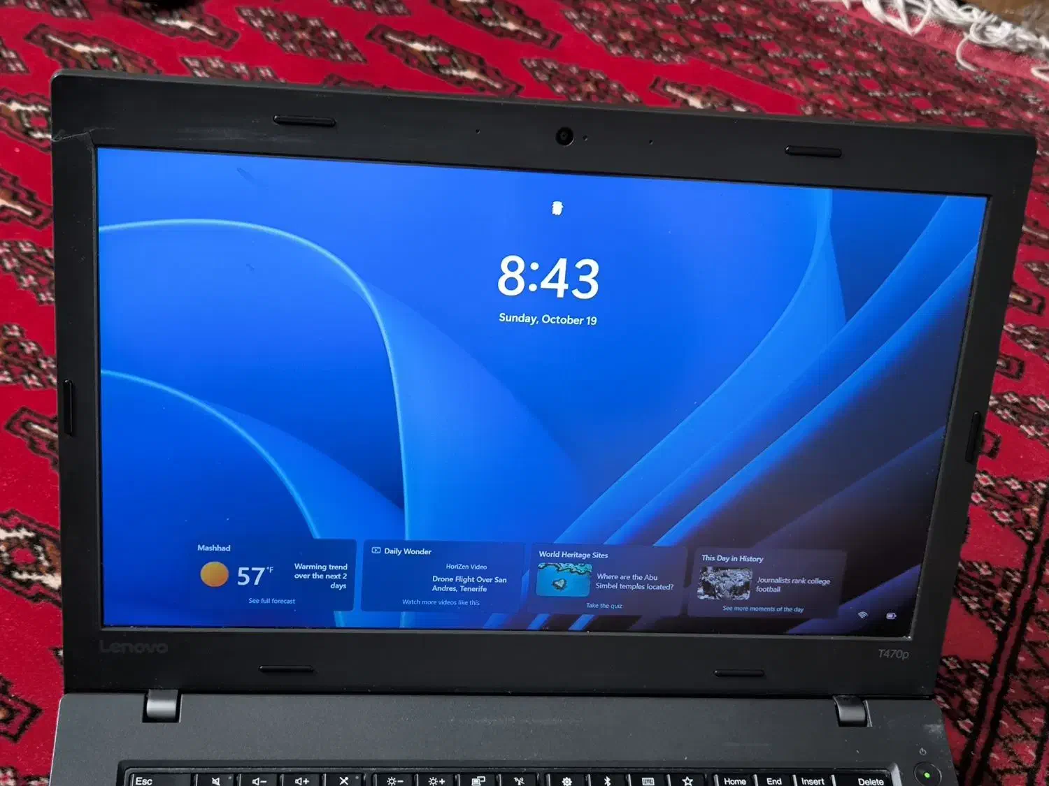 ThinkPad T470P لپتاب مهندسی لنوو/ 1T SSD / 32 DDR4|رایانه همراه|مشهد, آبکوه|دیوار