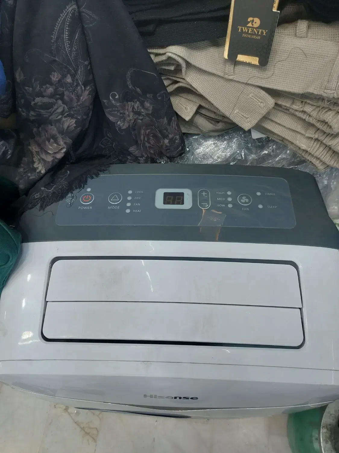 کولر گازی پورتابل hisense|کولر گازی و فن‌کوئل|قزوین, |دیوار