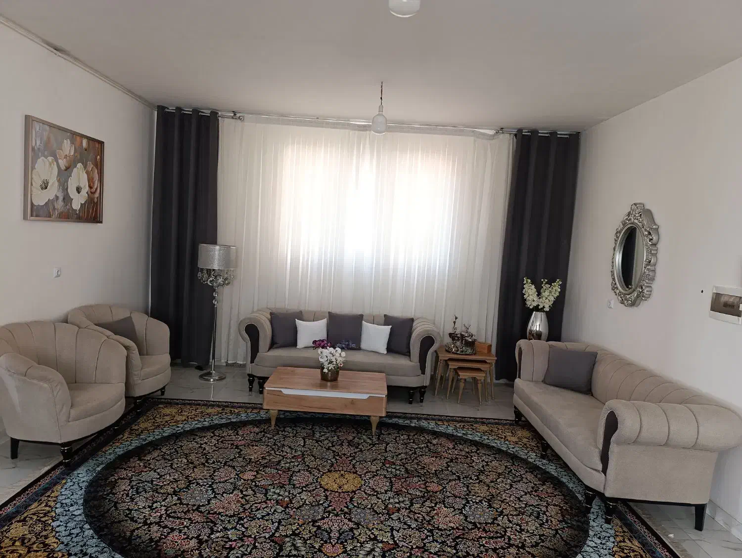 مبل نونو تمیز با پارچه ترک|مبلمان خانگی و میز عسلی|بیستون, |دیوار