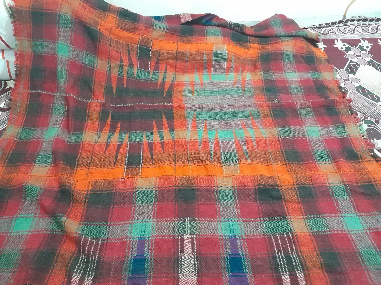 جاجیم قدیمی|گلیم، جاجیم، گبه|مسجد سلیمان, |دیوار