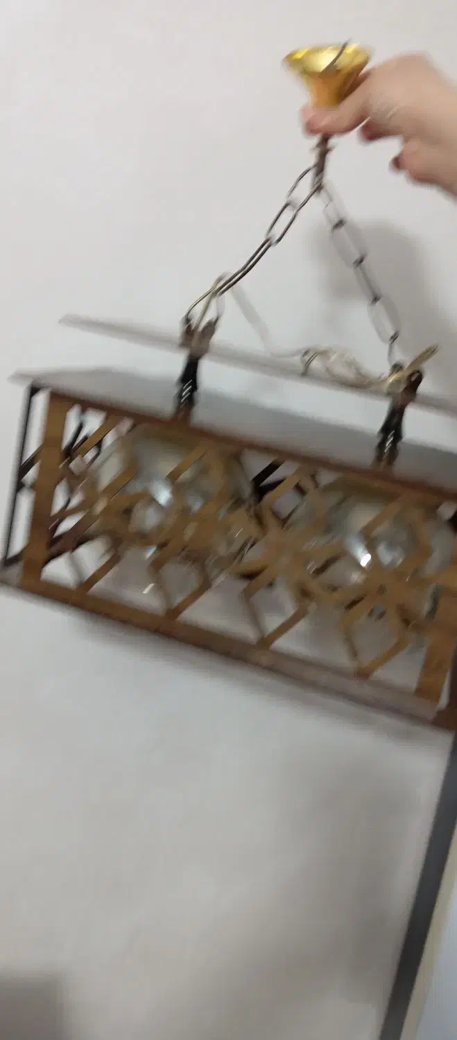 لوستر چوبی|لوستر و چراغ آویز|رباط‌کریم, نصیرشهر|دیوار