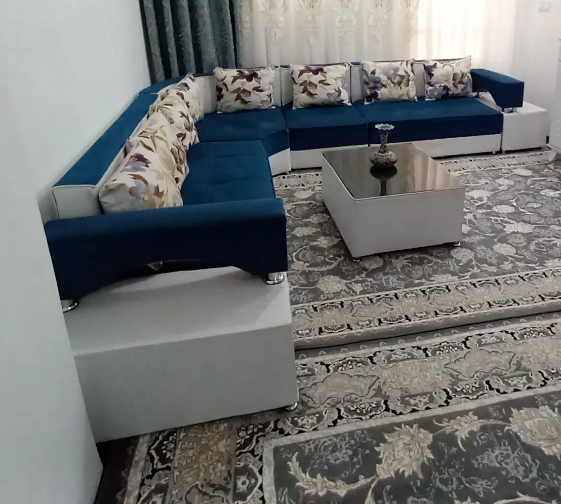 مبل L(ال) هفت نفره سالم|مبلمان خانگی و میز عسلی|تاکستان, |دیوار