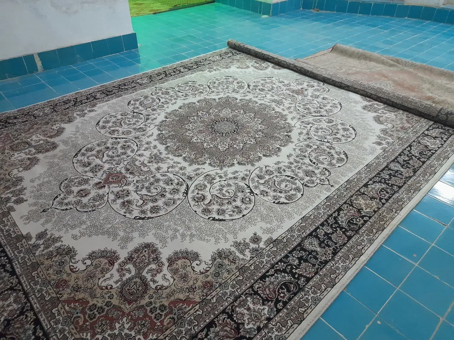 فرش ۱۲ متری|فرش|تیران, |دیوار