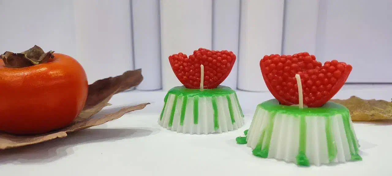 شمع های دست سازه زیبای یلدا|صنایع دستی و سایر لوازم تزئینی|شهریار, شهرک عباس پور|دیوار