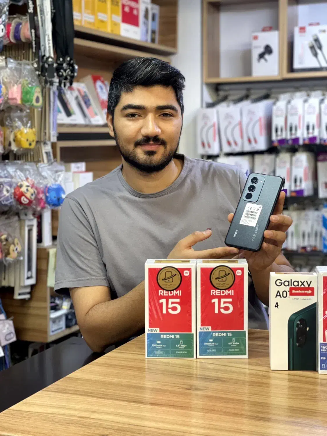 شیائومی redmi 15 256رام 16 باطری 7هزار قسطی|موبایل|قم, عربستان|دیوار