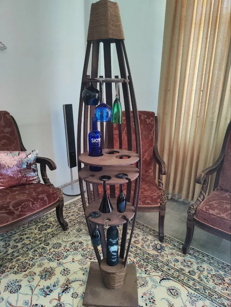 میز بار،استند بار،کمد بار مینی بار،بار ایستاده|بوفه، ویترین، کنسول|اصفهان, آبشار|دیوار