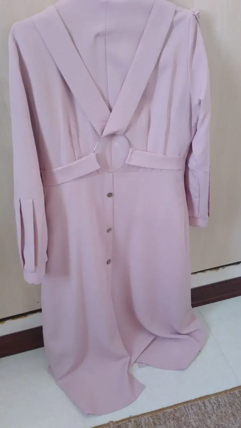 مانتو صورتی بلند سایز ۴۴|لباس|قم, شاه احمد قاسم|دیوار