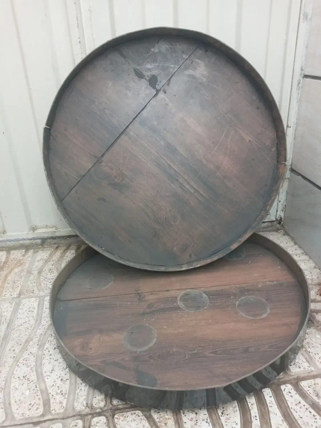 طبق چوبی یاسینی چوبی|صنایع دستی و سایر لوازم تزئینی|محمدیه-قزوین, |دیوار