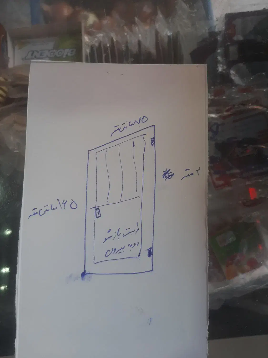 یک درب انباری زیر پله ای|مصالح و تجهیزات ساختمان|مشهد, شهید بصیر|دیوار