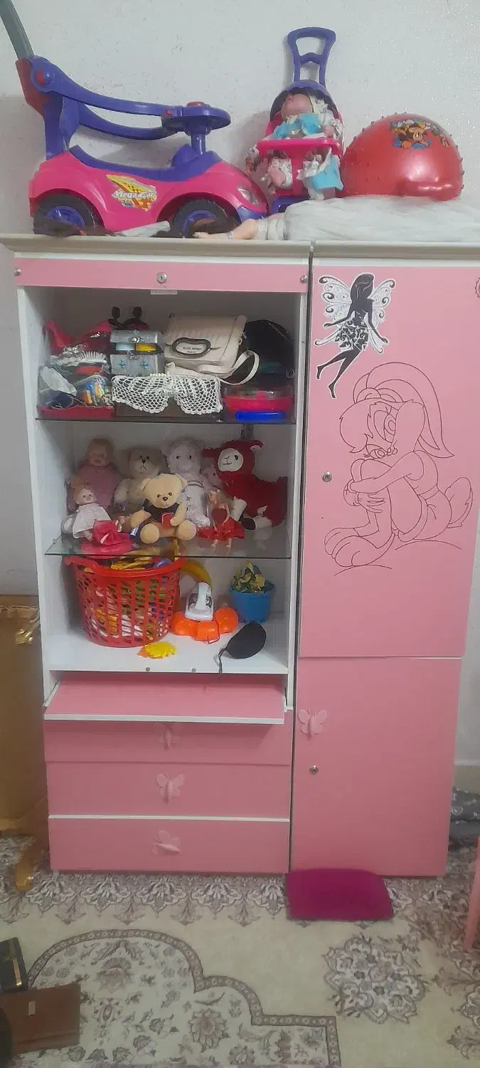 کمد لباس کودک|جاکفشی، کمد، دراور|مهدی شهر, |دیوار