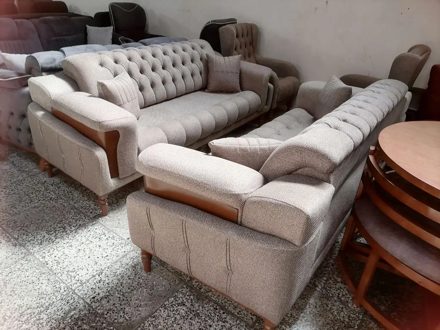 مبل چستر ماهور ۸نفره تختخوابشو در تولیدی مبل شنتیا|مبلمان خانگی و میز عسلی|گرگان, |دیوار