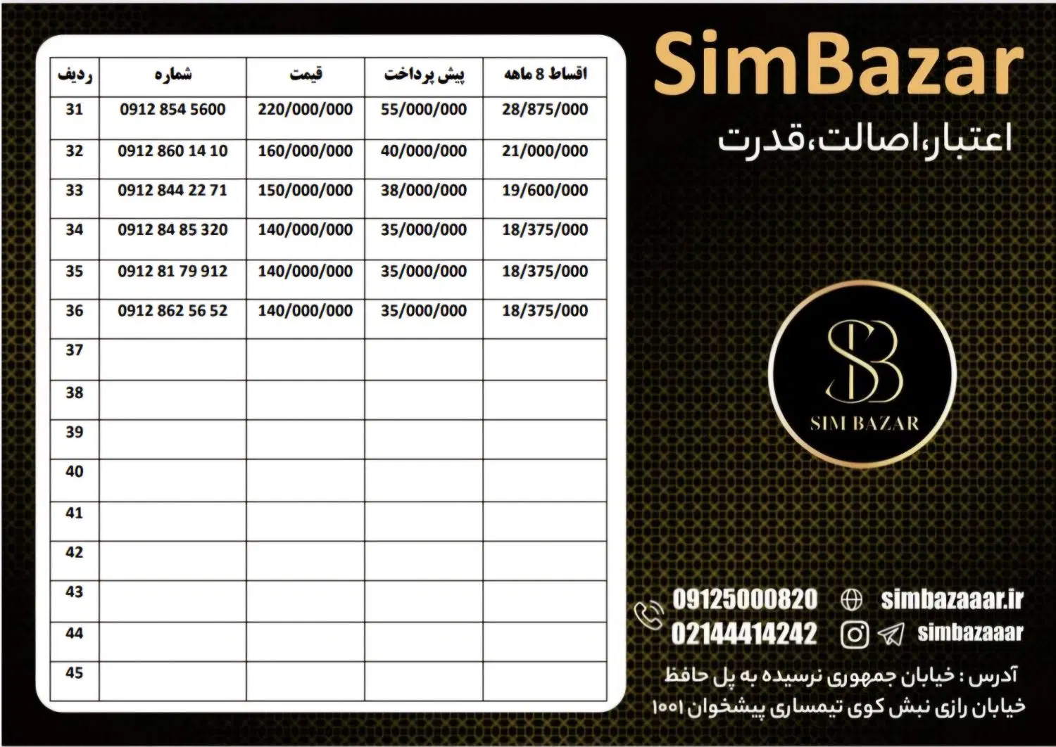 0912-017.8.310|سیمکارت|اراک, |دیوار