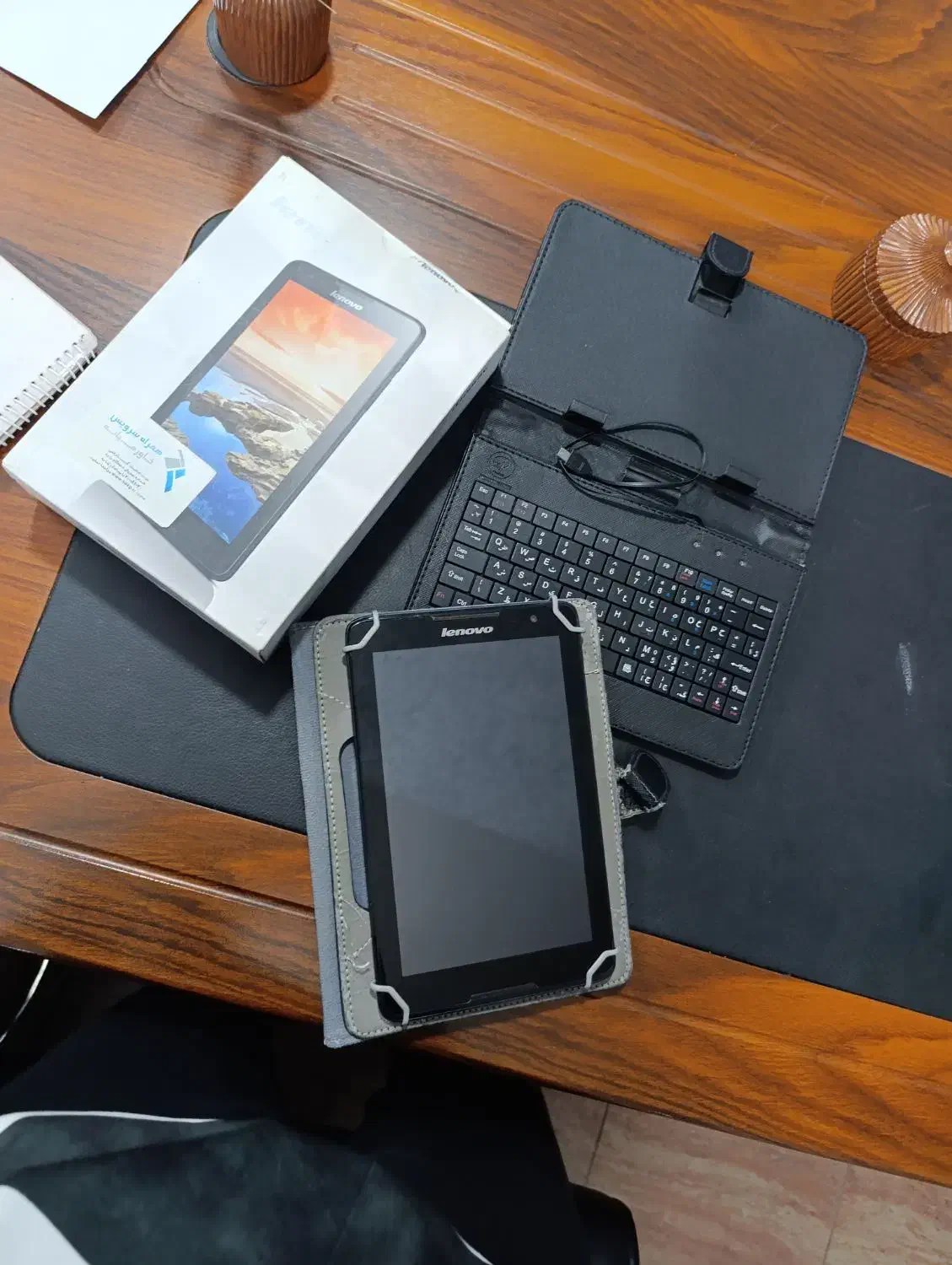 تبلت لنوو سالم به همراه کیف کیبرد|تبلت|اصفهان, شیخ اشراق|دیوار