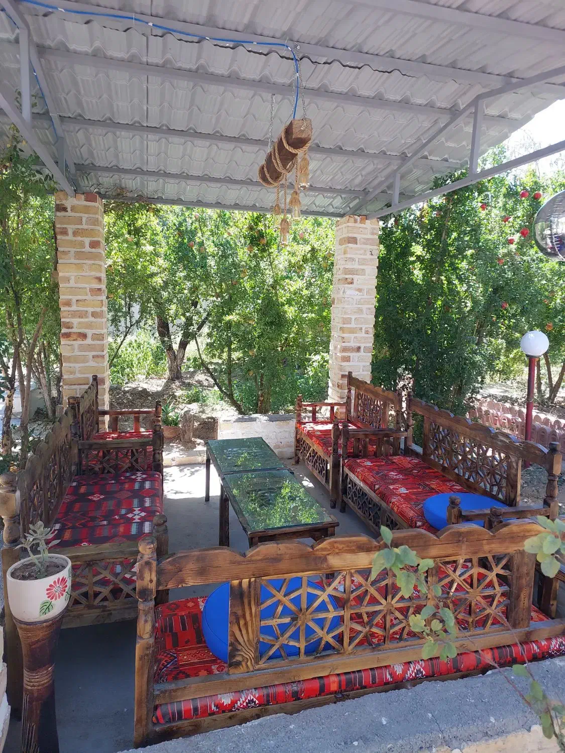 سفره خانه سنتی باغ ایرونی ساوه غرق آباد بالقلو|خدمات پذیرایی، مراسم|ساوه, |دیوار