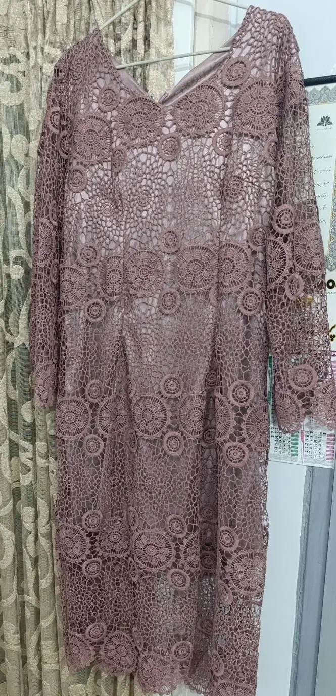 پیراهن گیپور کالباسی سایز ۴۶ تا ۴۸ در حد نو|لباس|محمدشهر, شهرک پیام (مهرالبرز)|دیوار