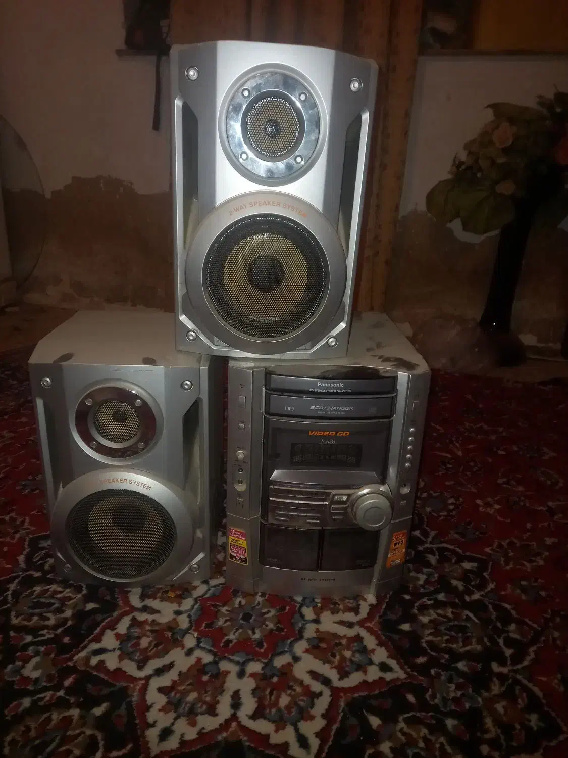 ضبط پاناتونیک سی دی خور|سیستم صوتی خانگی|آبیک, |دیوار