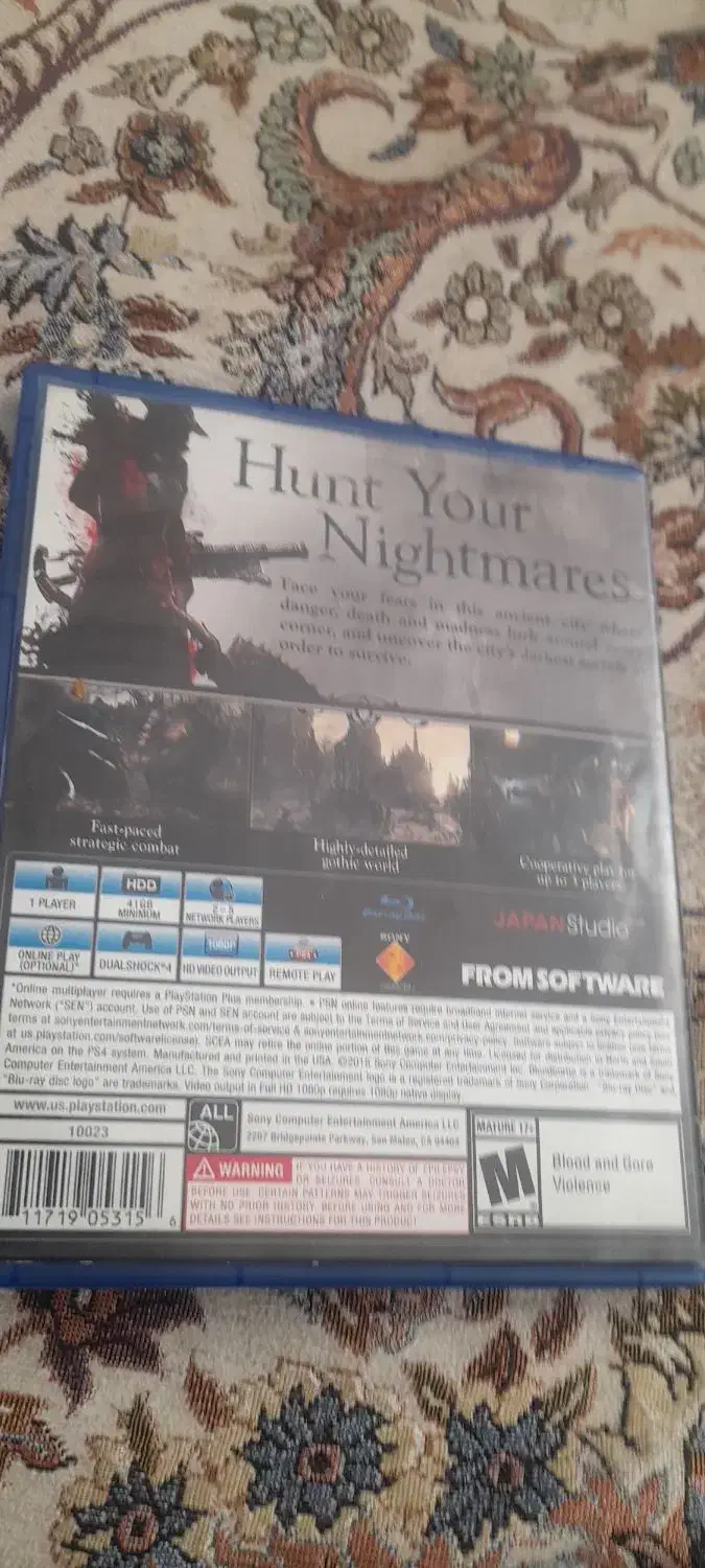 دیسک بازی bloodborne|کنسول، بازی ویدئویی و آنلاین|همدان, |دیوار