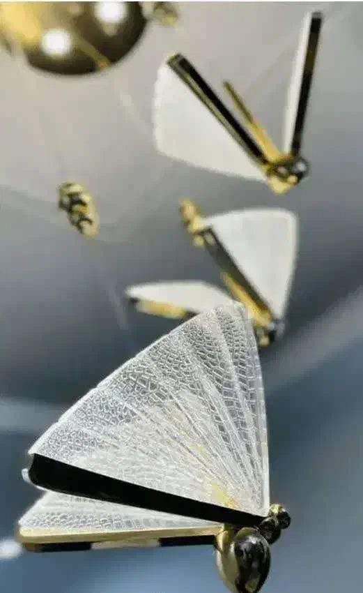 لوستر آویز پروانه ای|لوستر و چراغ آویز|مشهد, شهرآرا|دیوار