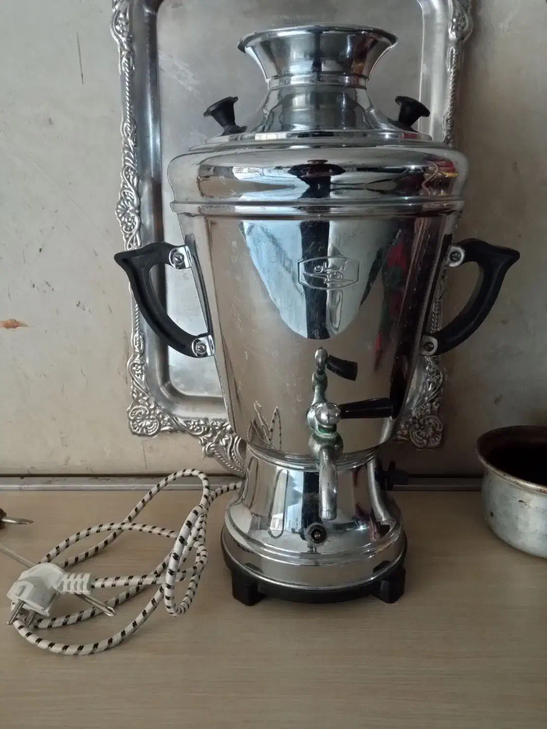 سماور برقی استیل|سماور، چایساز، قهوهساز|ارومیه, |دیوار