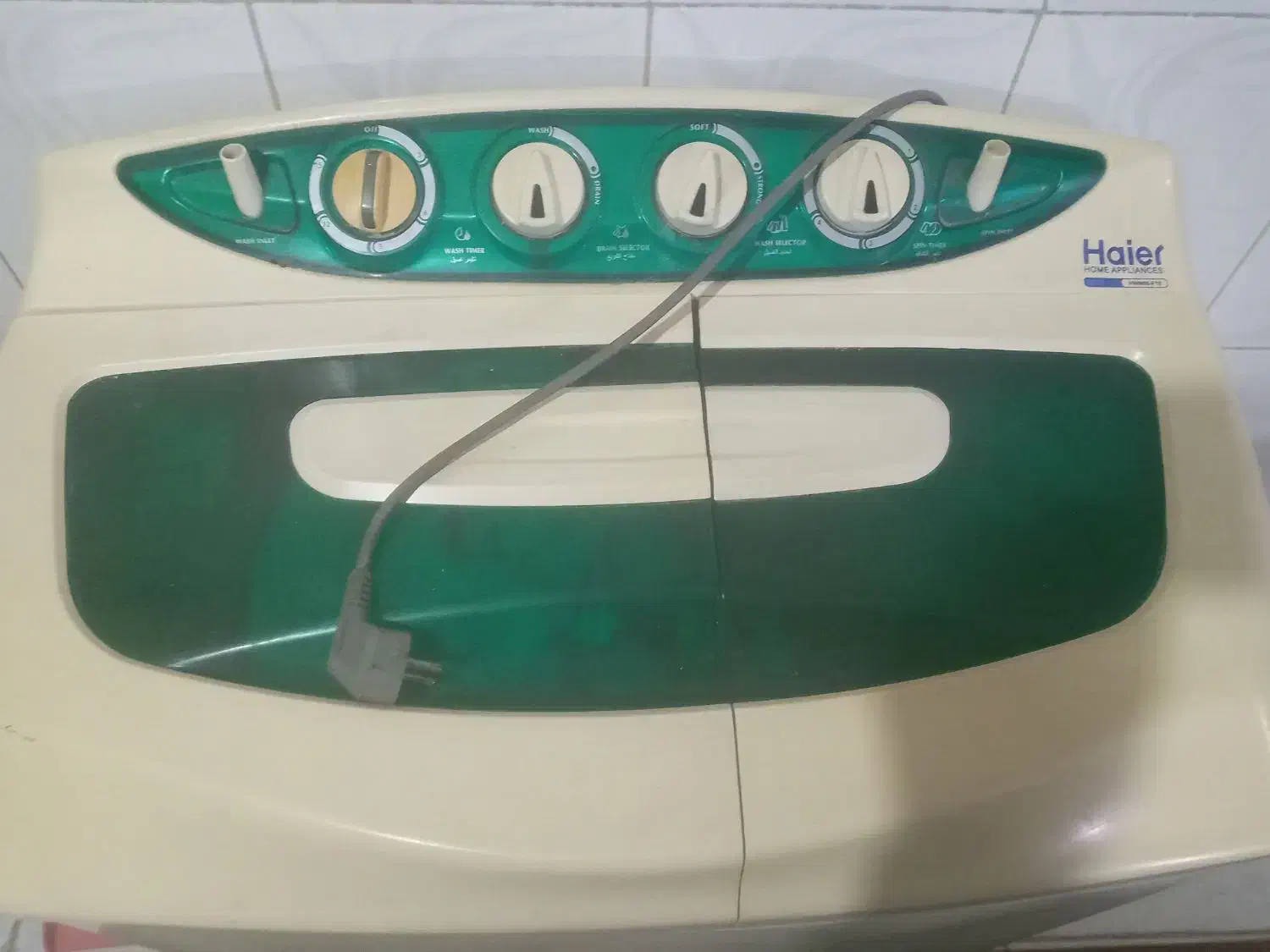 ماشین لباسشویی حایر  9 کیلوی|ماشین لباسشویی و خشک‌کن لباس|مشهد, همت آباد|دیوار