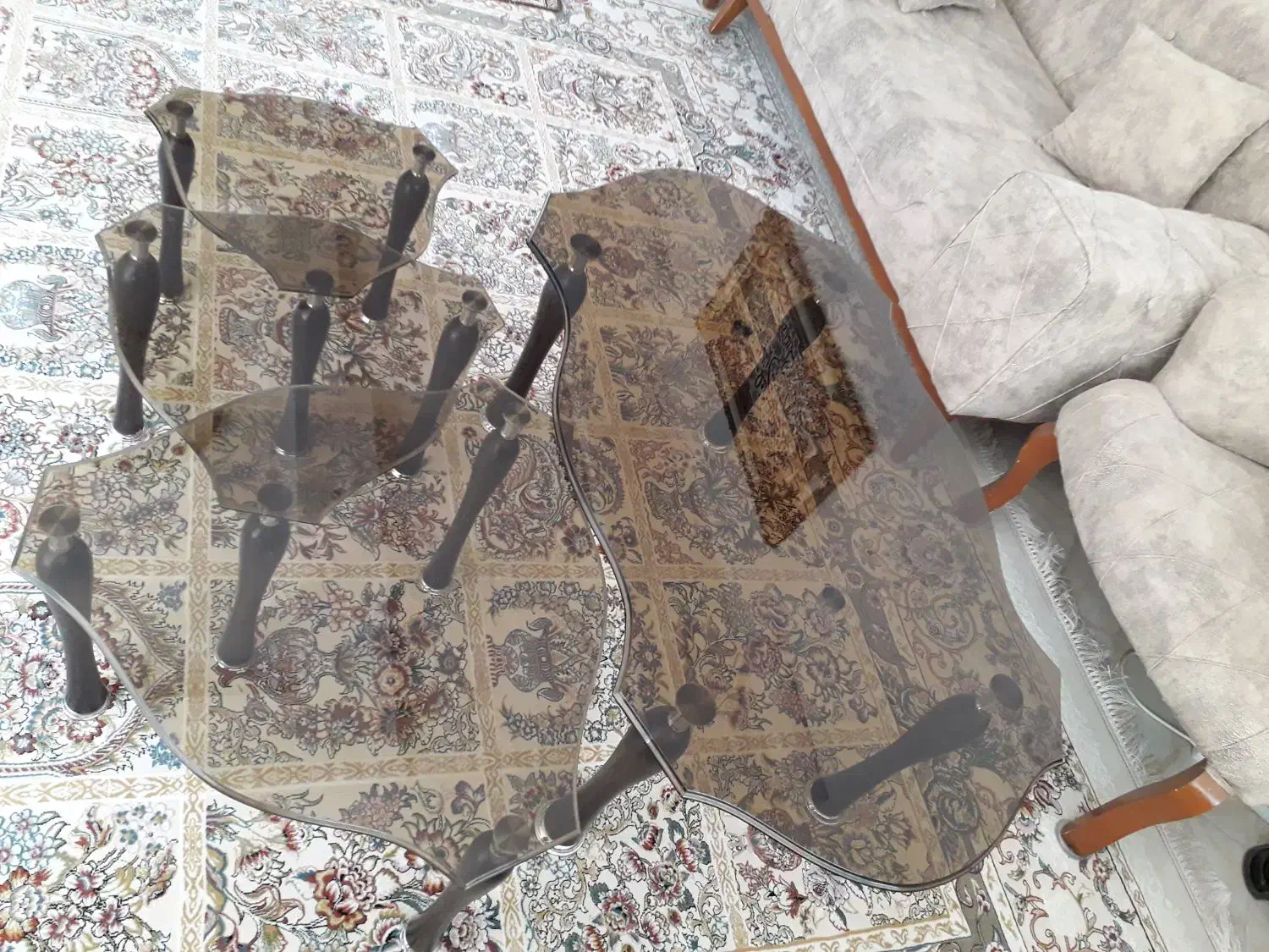 میز جلو مبلی|مبلمان خانگی و میز عسلی|بیرجند, |دیوار