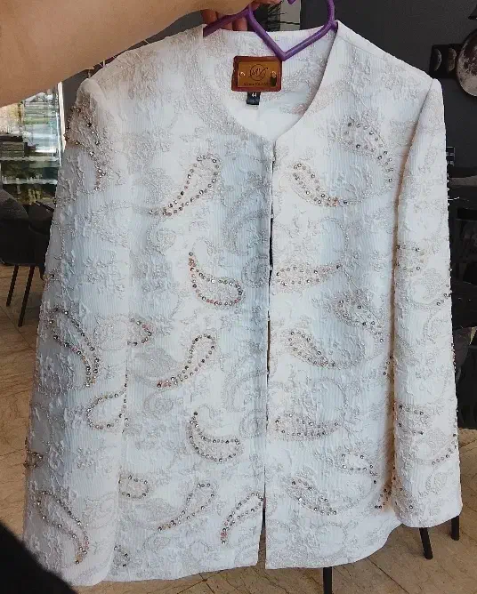 مانتو شلوار مجلسی سفید|لباس|ایلام, |دیوار