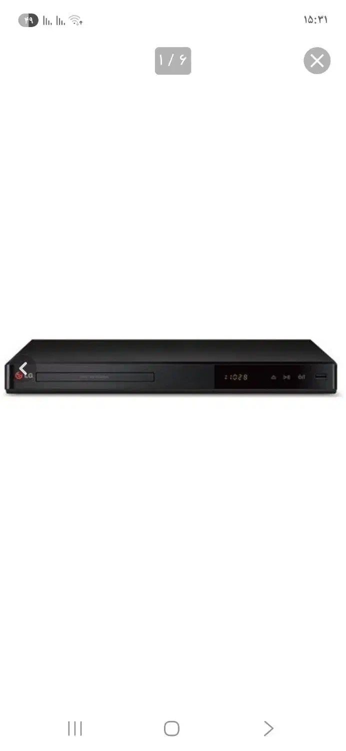 پخش کننده DVD-LG مدل  DV-K6580PM|پخشکننده DVD و ویدیو|شیراز, زرهی|دیوار