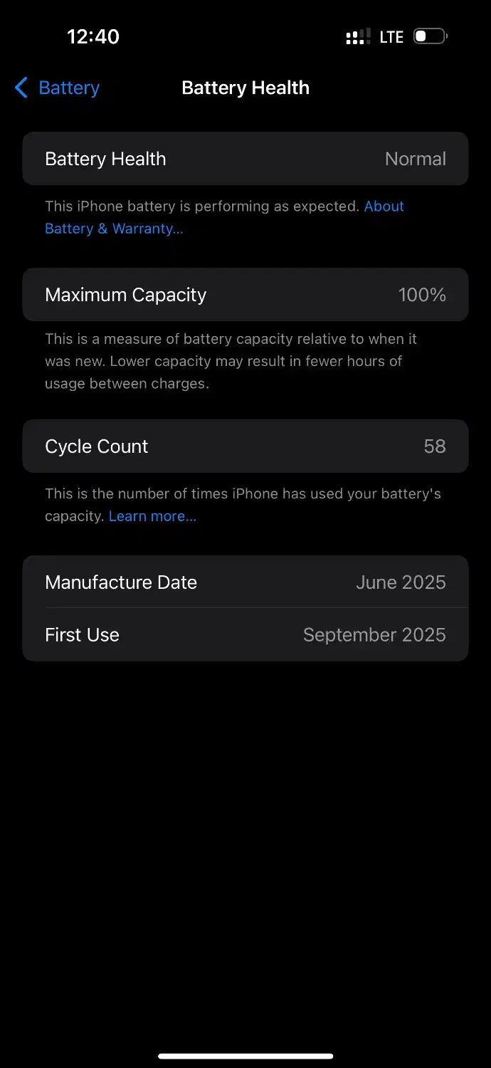 آیفون ۱۶ پرومکس ۲۵۶ مشکی|موبایل|مشهد, هفت تیر (آب و برق)|دیوار