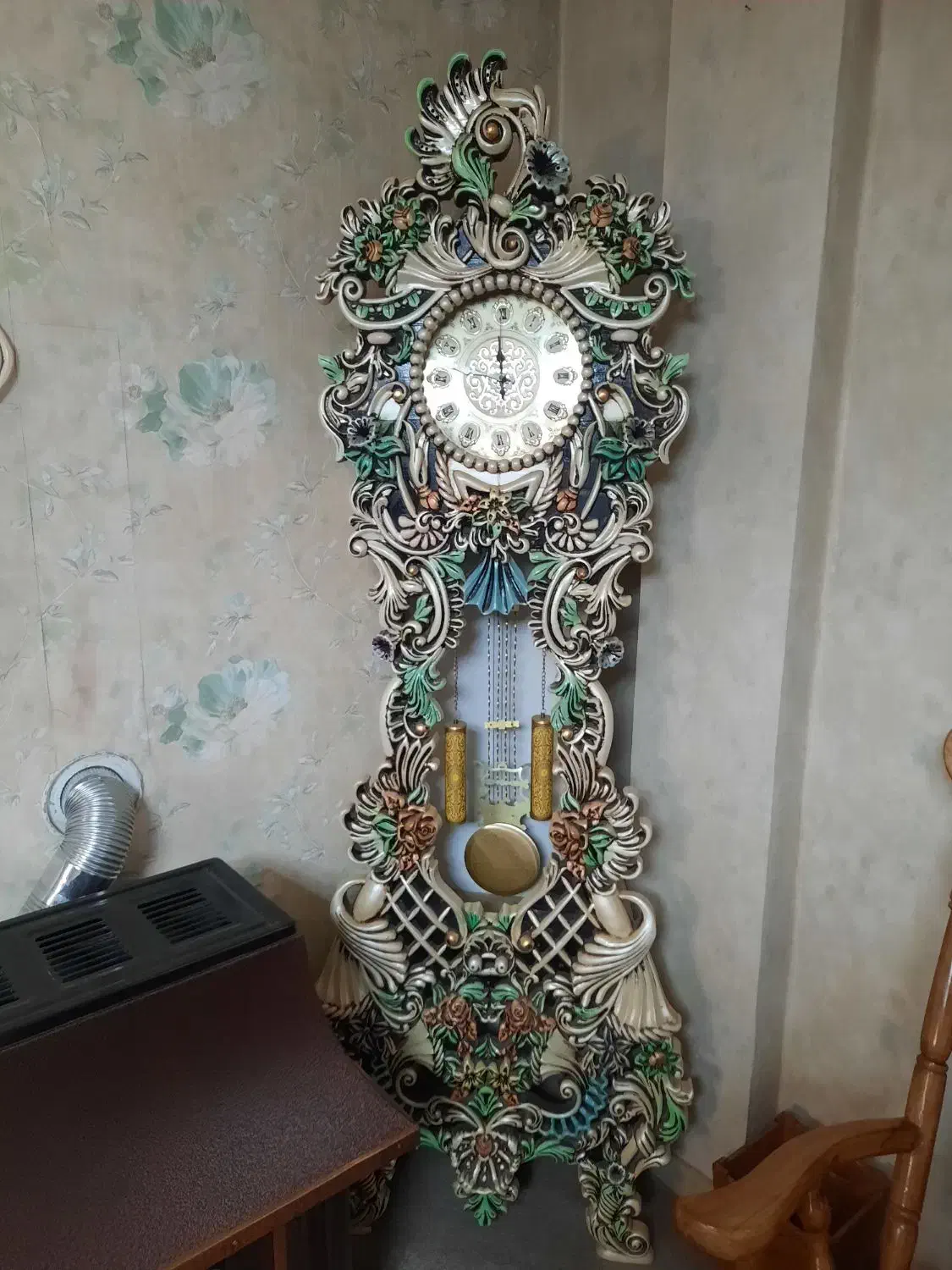 ساعت ایستاده چوبی|ساعت دیواری و تزئینی|باغستان, |دیوار