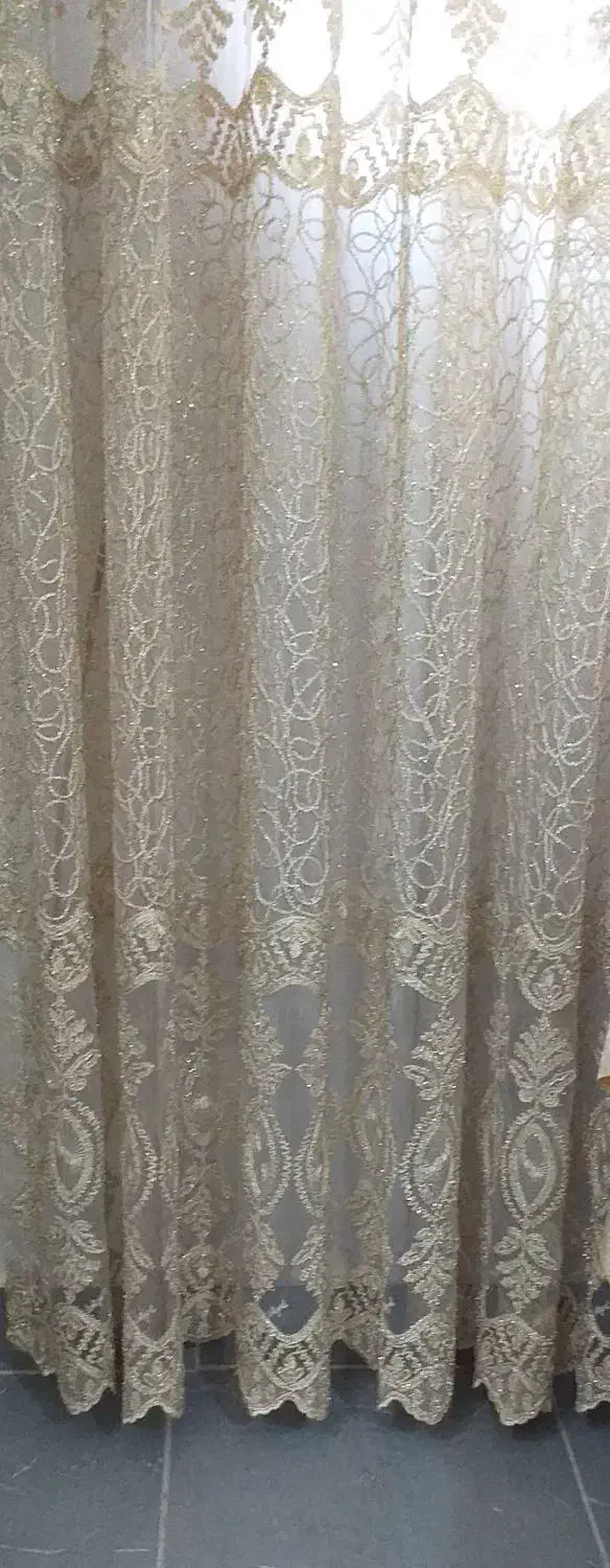 پرده بسیار زیبا طلاکوب|پرده، رانر، رومیزی|محمدیه-قزوین, |دیوار