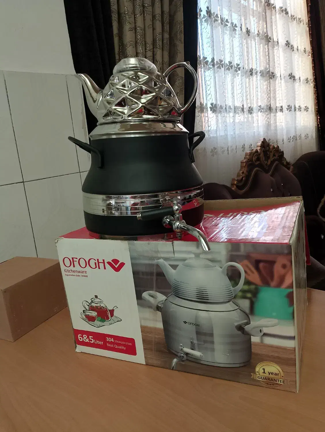 سماور گازی وقوری اکبند|سماور، چای‌ساز، قهوه‌ساز|ارومیه, |دیوار