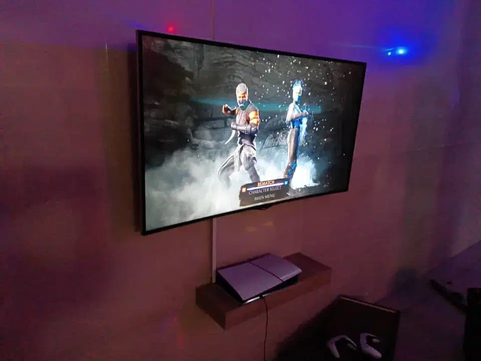 ال ای دی 55 اینچ منحنی|تلویزیون و پروژکتور|فلاورجان, |دیوار