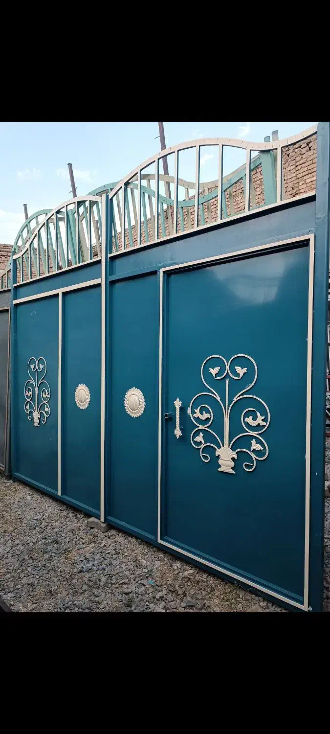 درب دروازه سنگین آهنی نو|مصالح و تجهیزات ساختمان|میاندوآب, |دیوار